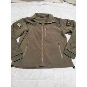 Rothco Spec Ops Tactical Army Green Fleece Jacket Mens 2XL XXL Casual Gorp Basic